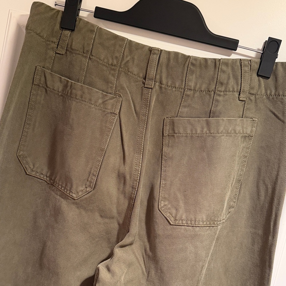 Velvet Heart Olive Green Cropped Wide-Leg Pants - Picture 5 of 6